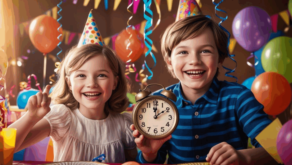 Hoelang duurt een kinderfeest